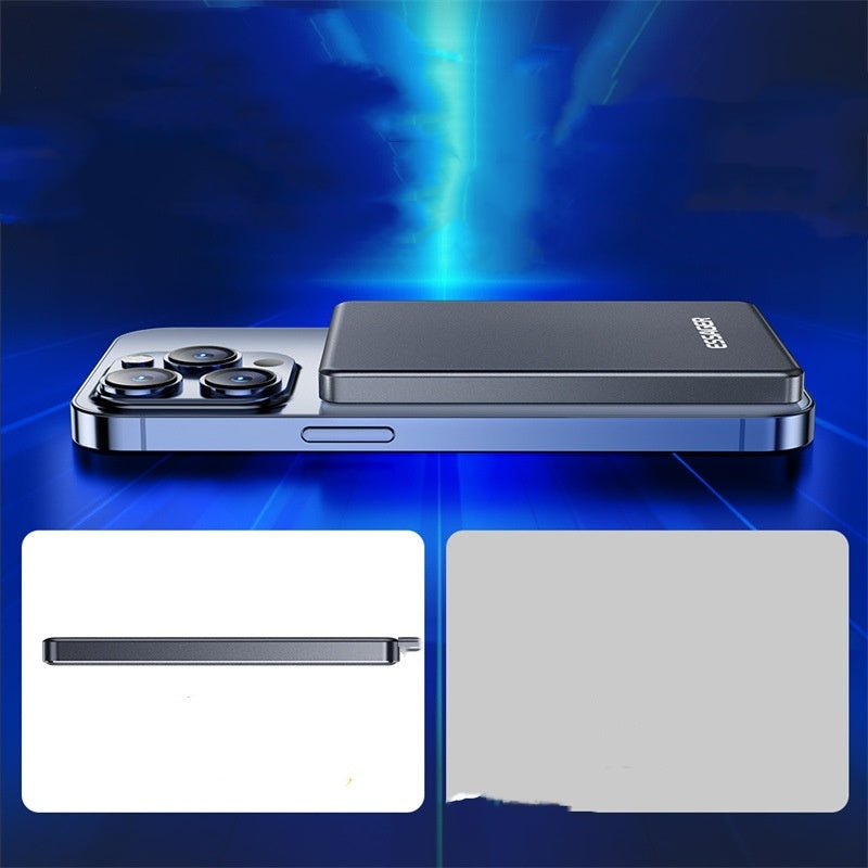 Cross-boundary Magnetic Portable Wireless Charging Power Supply